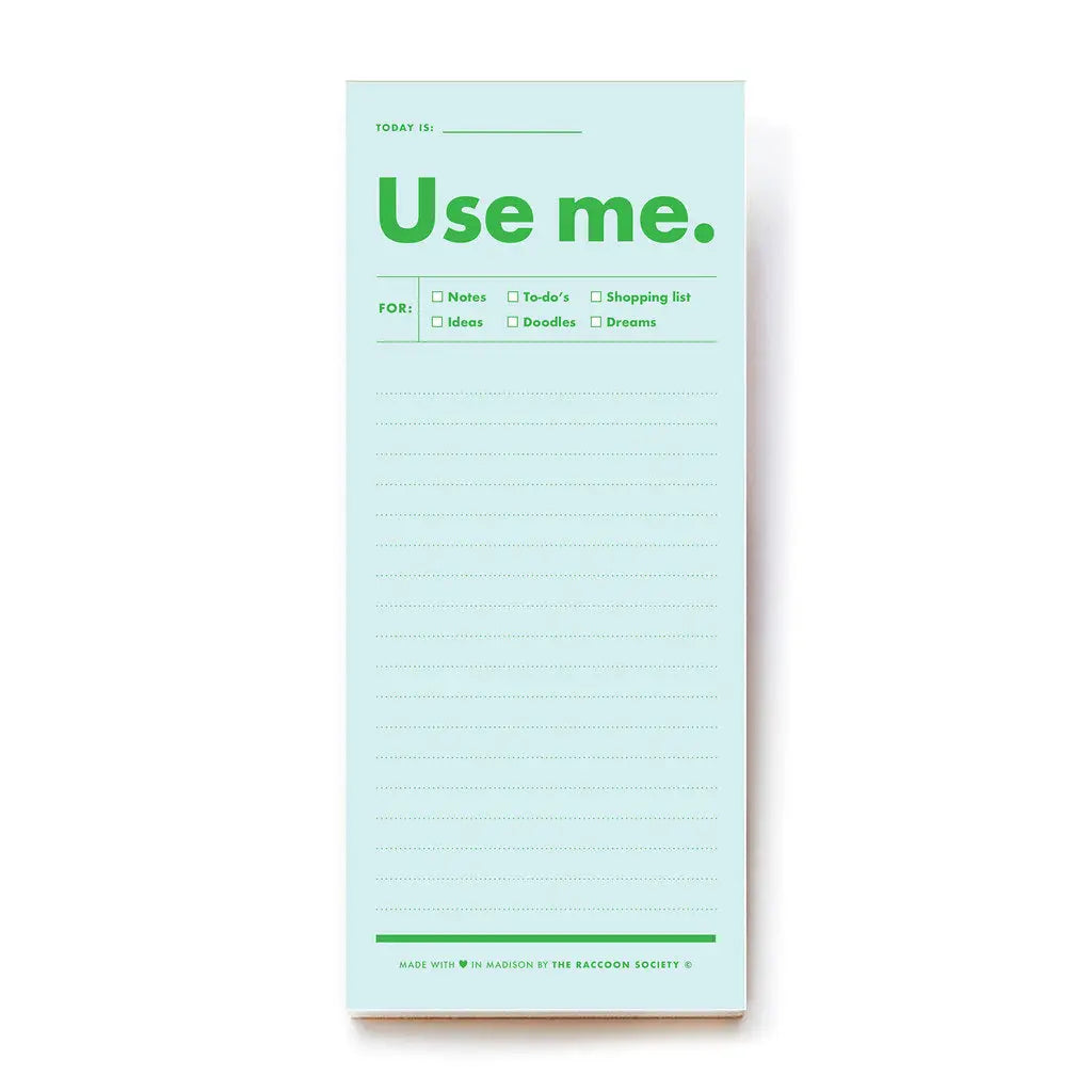 Use Me Fridge Notepad