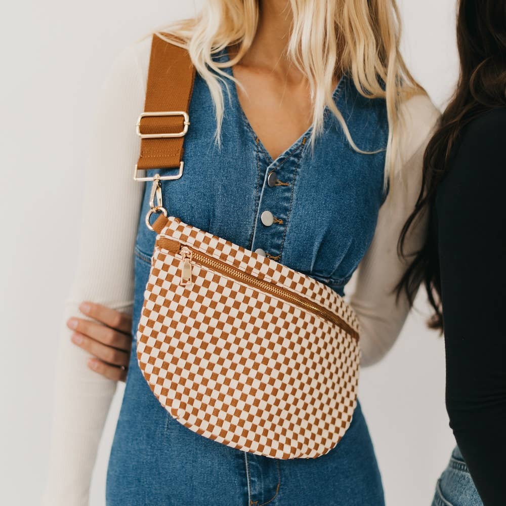 Westlyn Woven Bum Bag *NEW COLORS ADDED*: Cream
