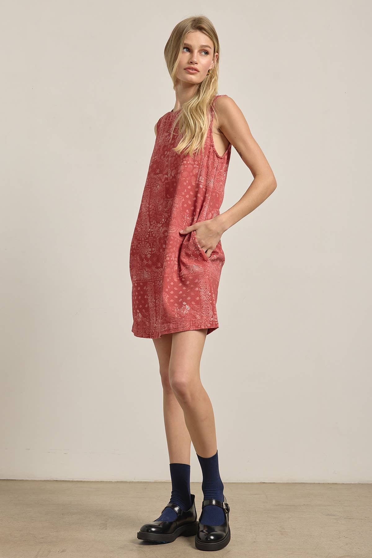 The Bandana Print Shift Dress