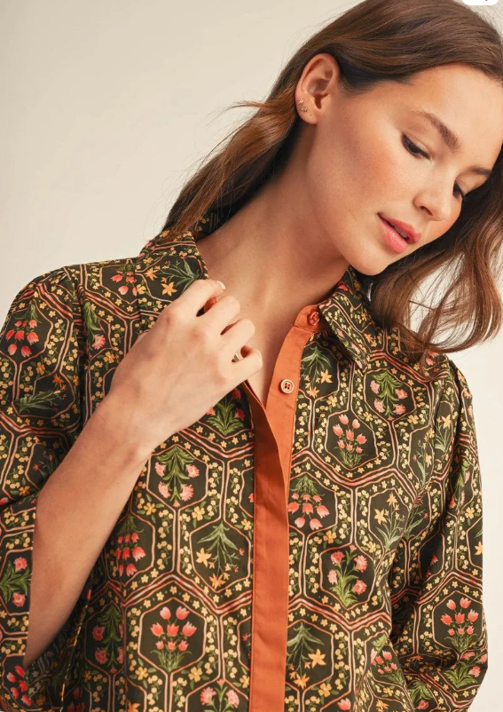 Delia Toffee Shirt Dress