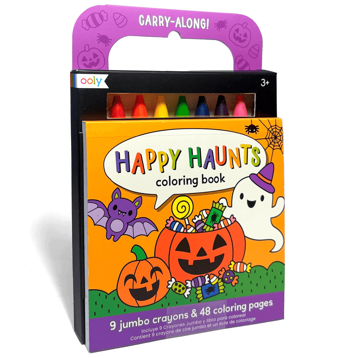 Carry-Along Coloring Book Set - Happy Haunts