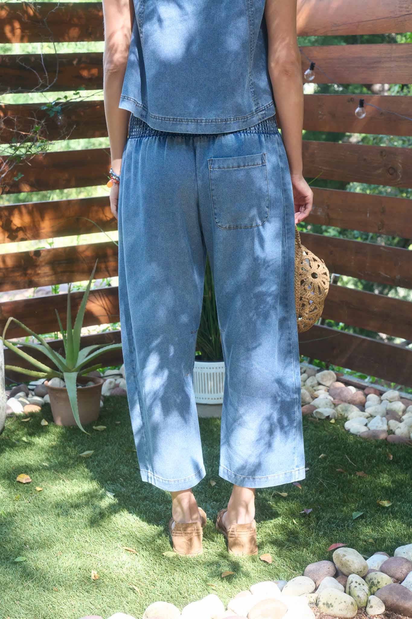 Smocked Waist Pants