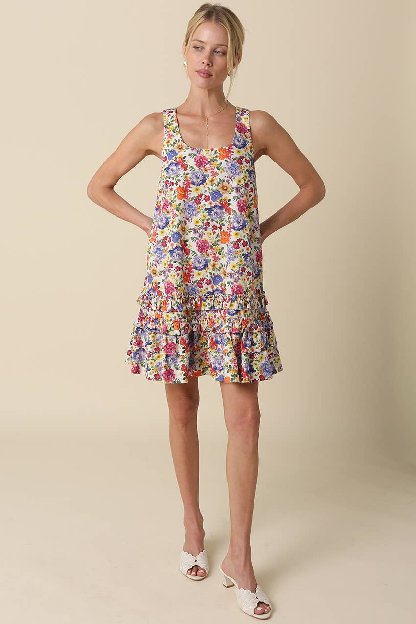 The Saniya Floral Mini Dress