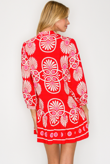 Festival Medallion Mini Dress
