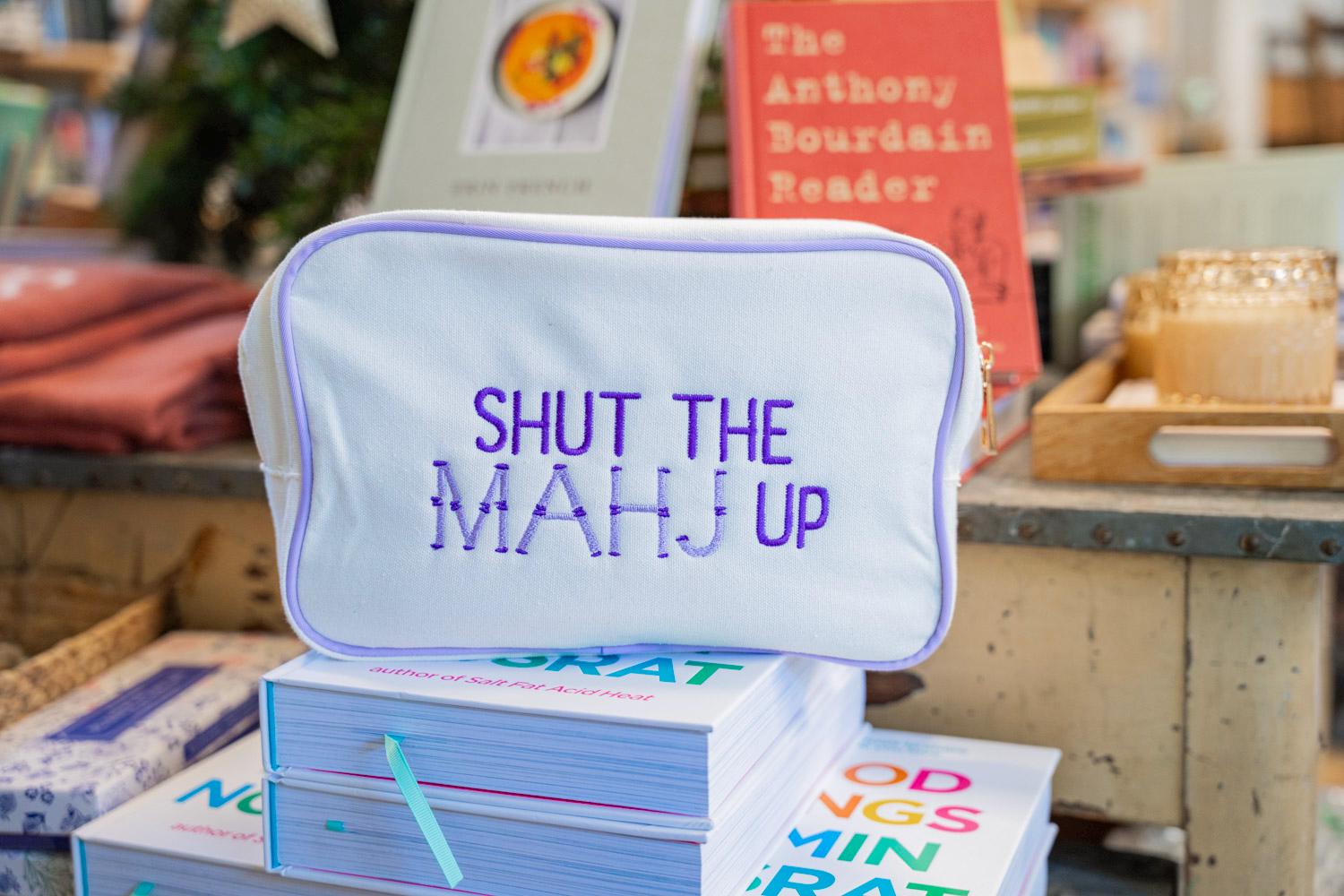 Embroidered Mahjong Tile Bag
