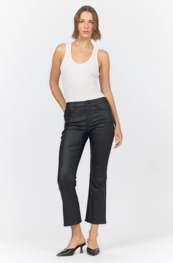 Jeanne Flare Pant in Black