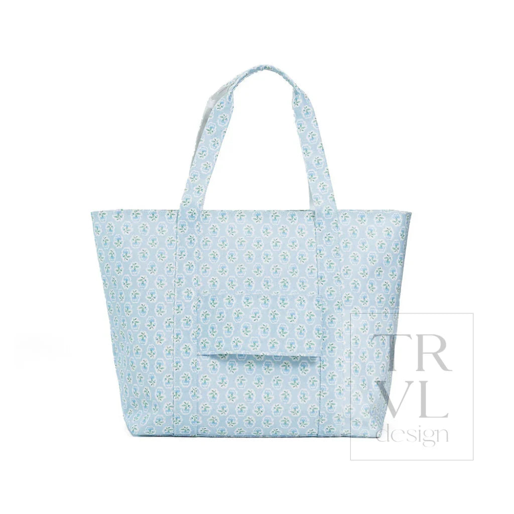 JUMBO TOTE - PETITE FLEUR BLUE