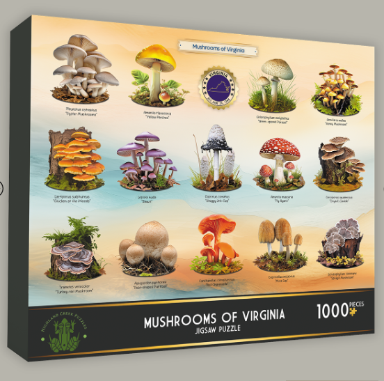 Mushrooms of Virginia Jigsaw Puzzle