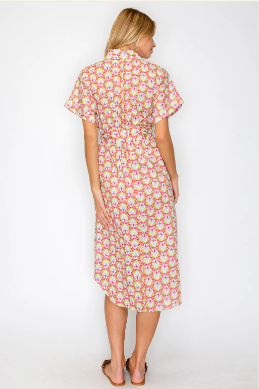 Mythic Petals Shirt Dress