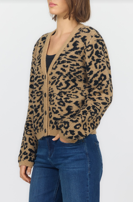 Naylani Leopard Cardigan