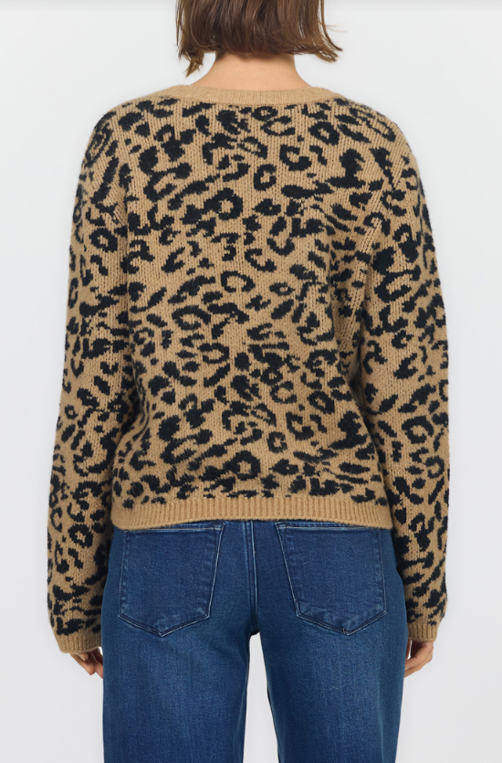 Naylani Leopard Cardigan