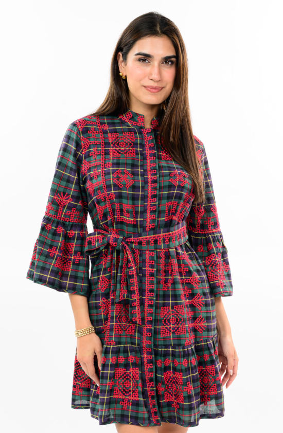 Tartan Cross Stitch Dress