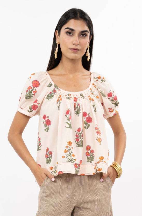 Smock and Block Top