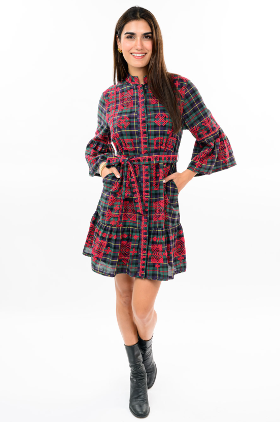 Tartan Cross Stitch Dress